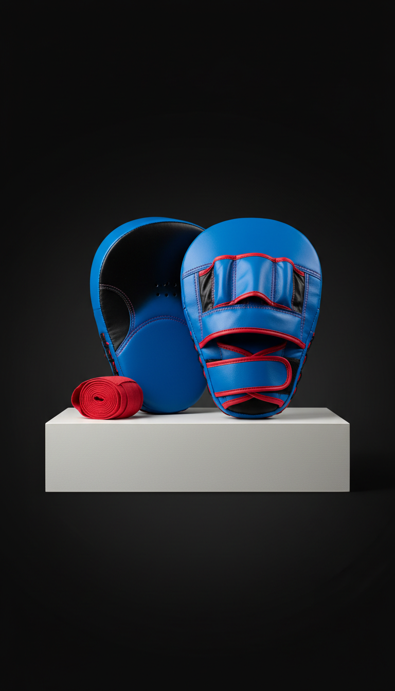 Electric Blue Focus Mitts