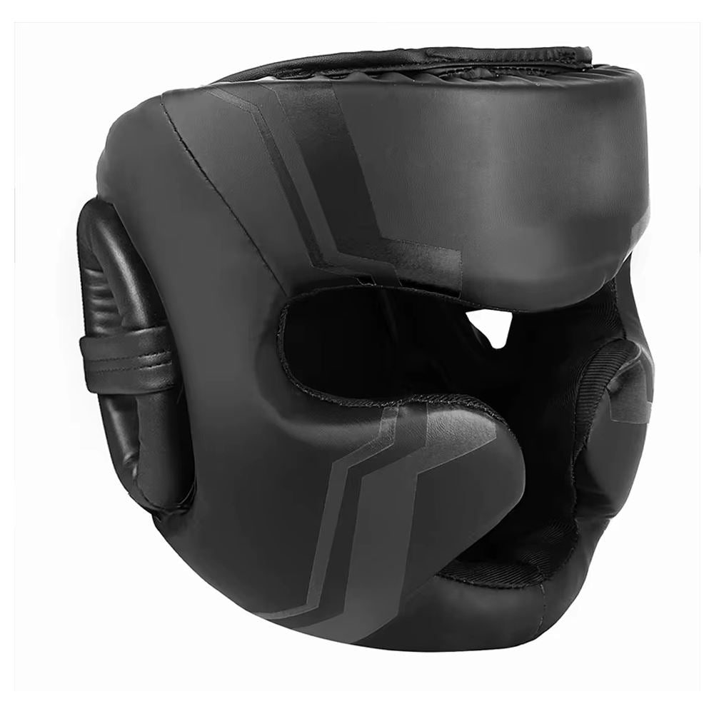 Boxing Head Guard with Face & Cheek Protection – Sparring Headgear
