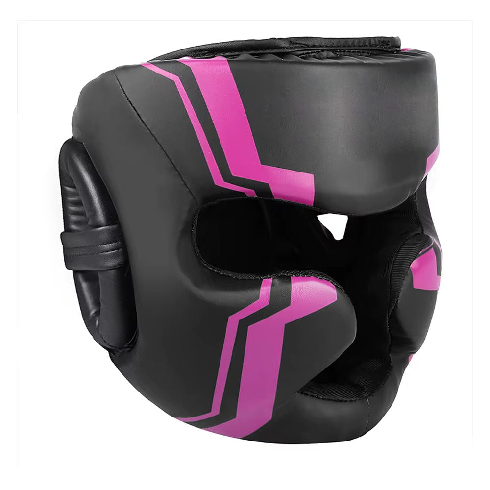 Boxing Head Guard with Face & Cheek Protection – Sparring Headgear