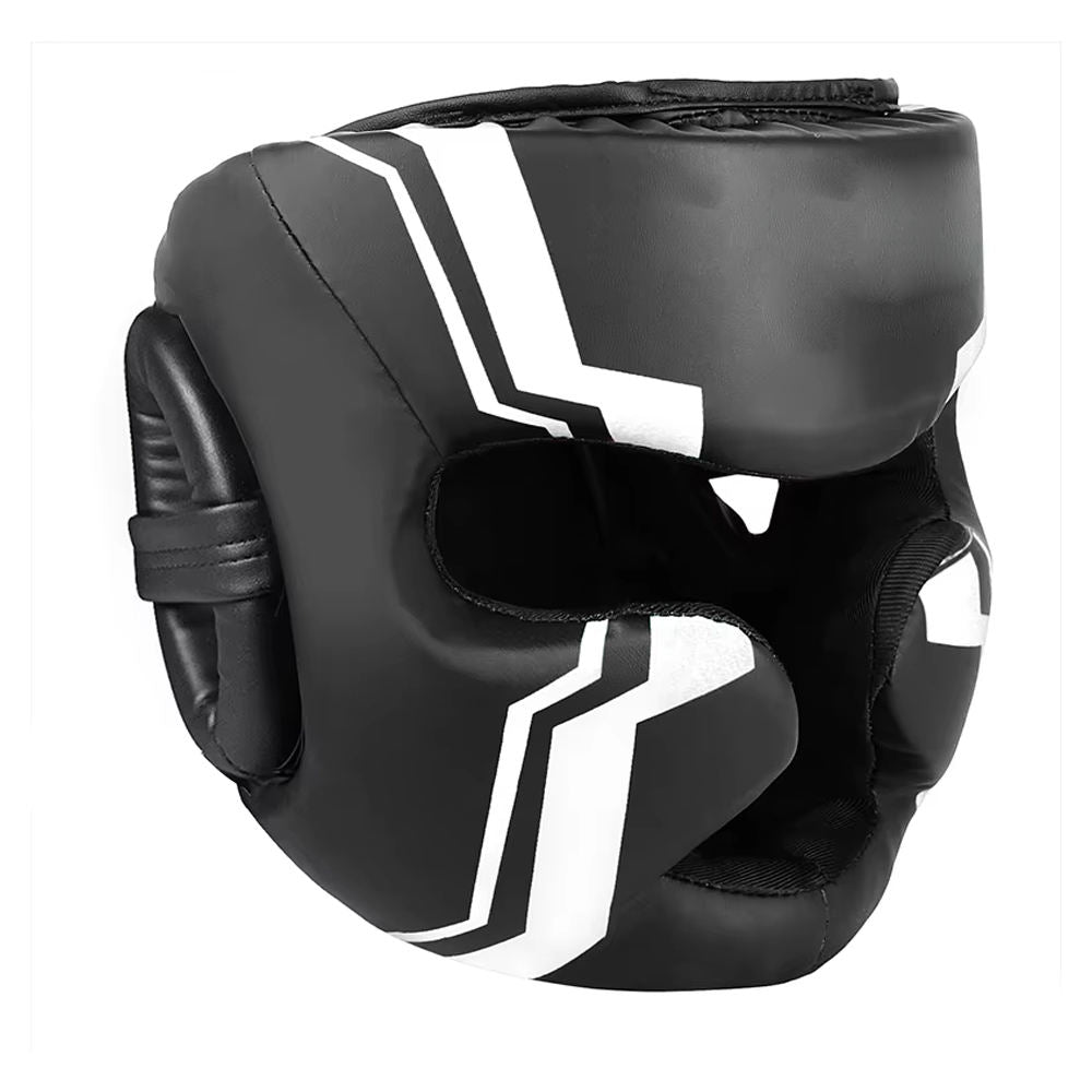 Boxing Head Guard with Face & Cheek Protection – Sparring Headgear