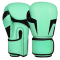 Genuine Leather Boxing Gloves for Training, Sparring & Muay Thai Green