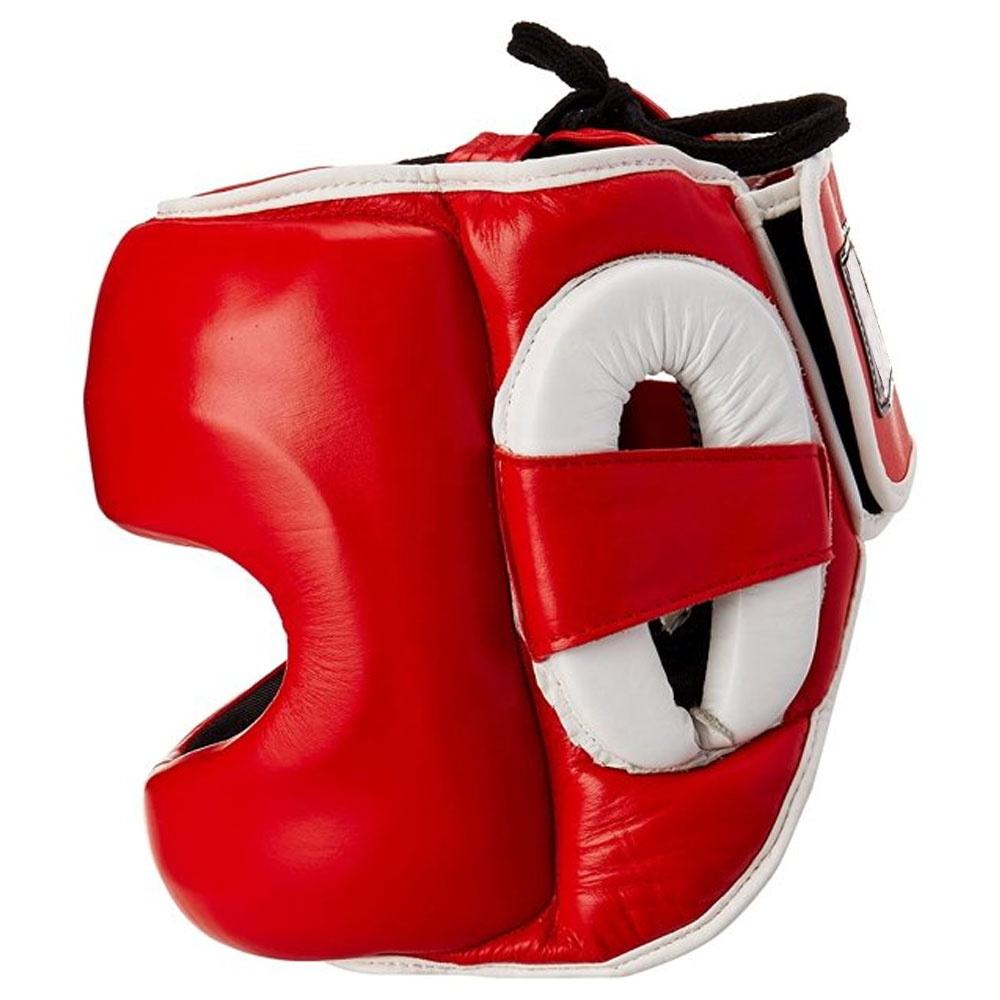 Full Coverage Boxing Head Guard with Chin & Ear Protection – Sparring Headgear