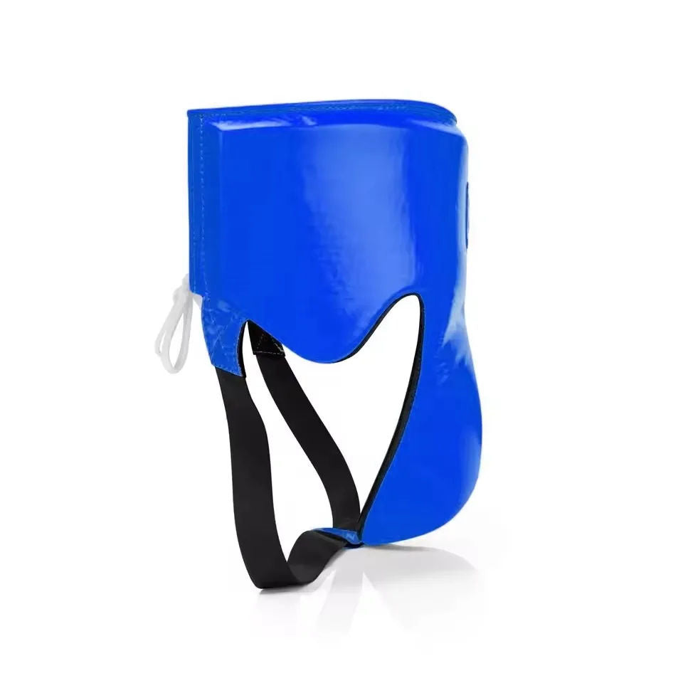 Blue Boxing Groin Guard with Padded Waist Protection – Sparring Protector