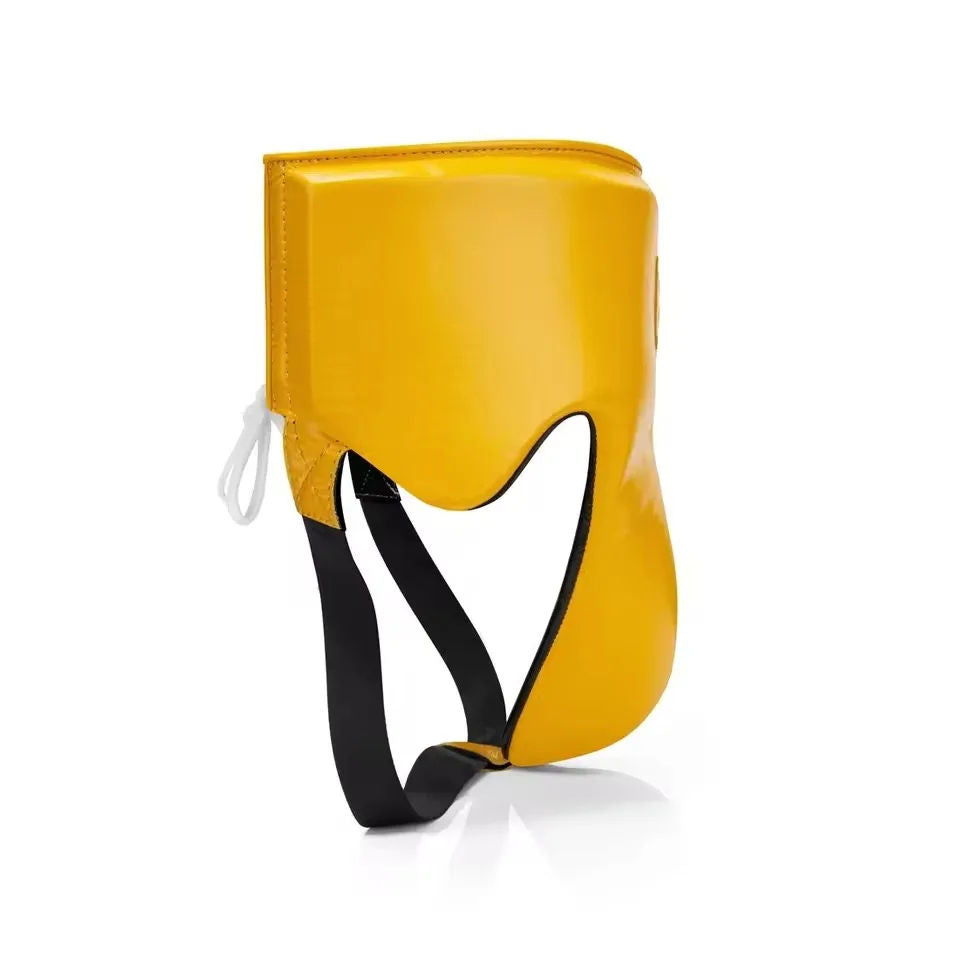 Yellow Boxing Groin Guard with Abdominal Protection – Sparring Protector