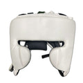 White Cheek Protection Boxing Head Guard – Padded Sparring Headgear | PlayGo Sports