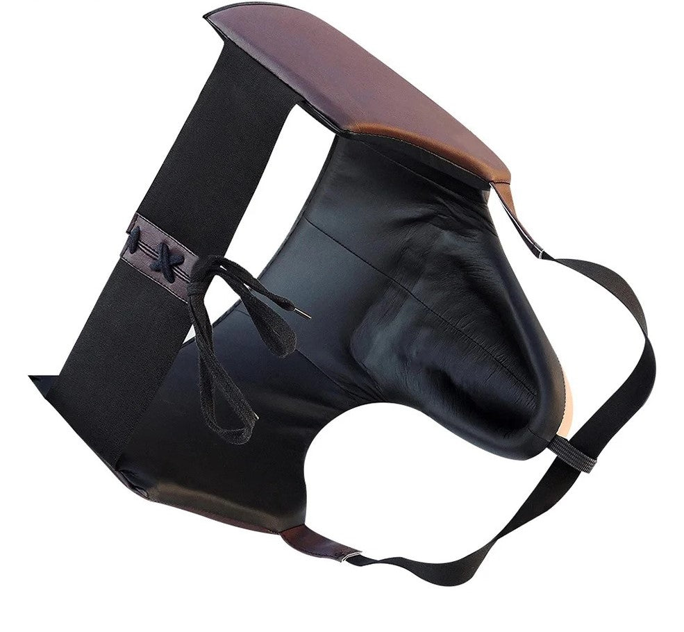 High-Waist Boxing Groin Guard – Padded Abdominal & Sparring Protector