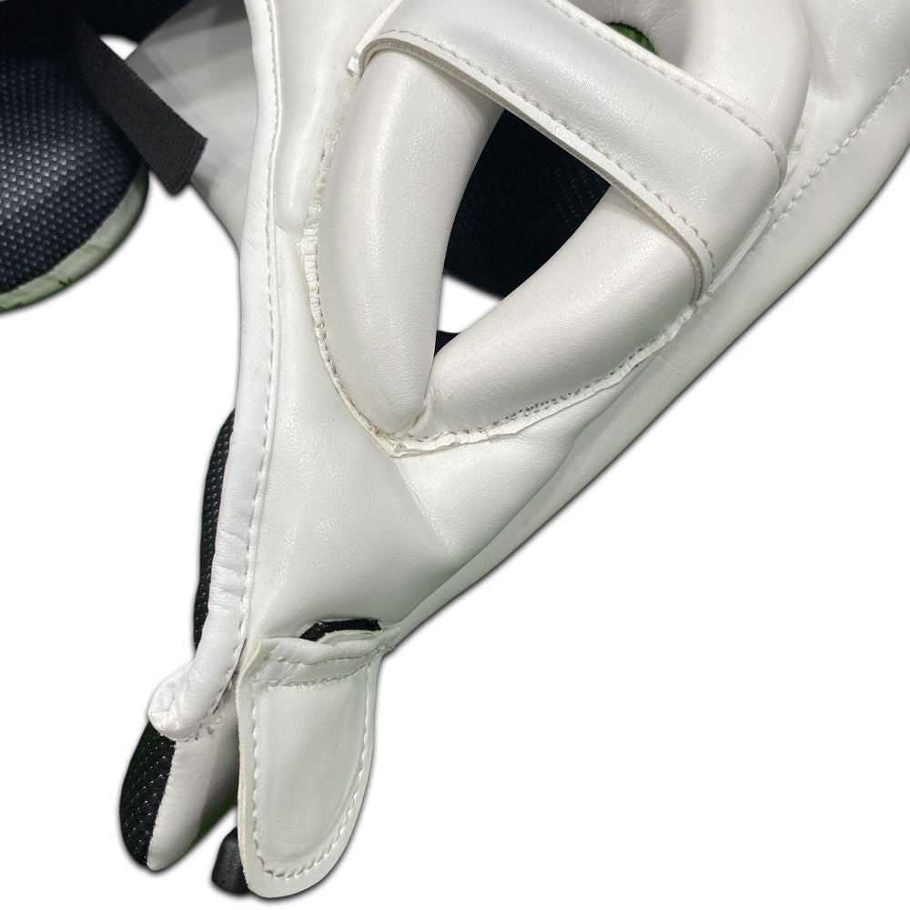 White Cheek Protection Boxing Head Guard – Padded Sparring Headgear | PlayGo Sports